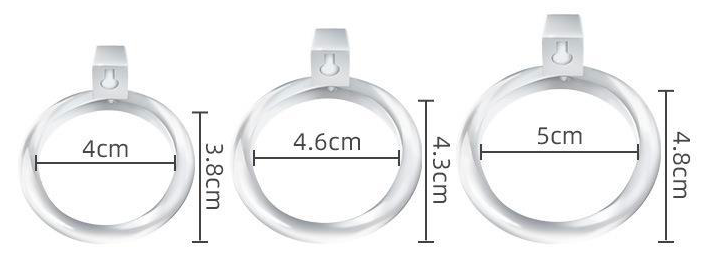 Khóa dương vật Mizzzee nhựa cứng tăng khoái cảm BDSM